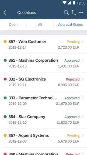 app mobile sap